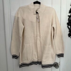 Lou & Grey Cream Knit Cardigan